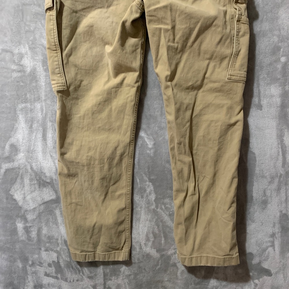 Carhartt 103574 253 Relaxed Fit Cargo Work Pants Mens 32x30 Tan Canvas Stained - Picture 7 of 15